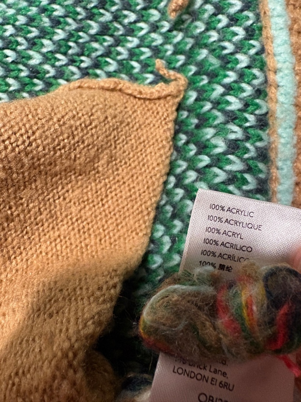 Anthropologie Multicolor Knit Sweater with cowl neck - Picture 5 of 5